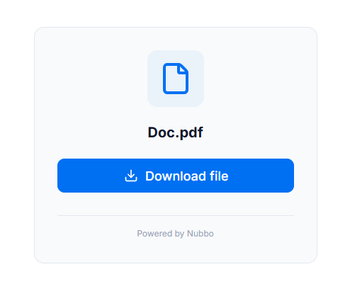 Compartir un archivo en Nubbo